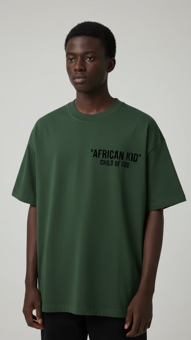 African Kid Earth Tone T-Shirt