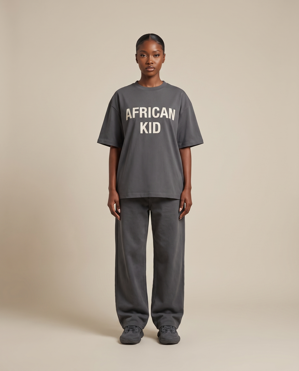 Essential Cotton Tee model - front 4