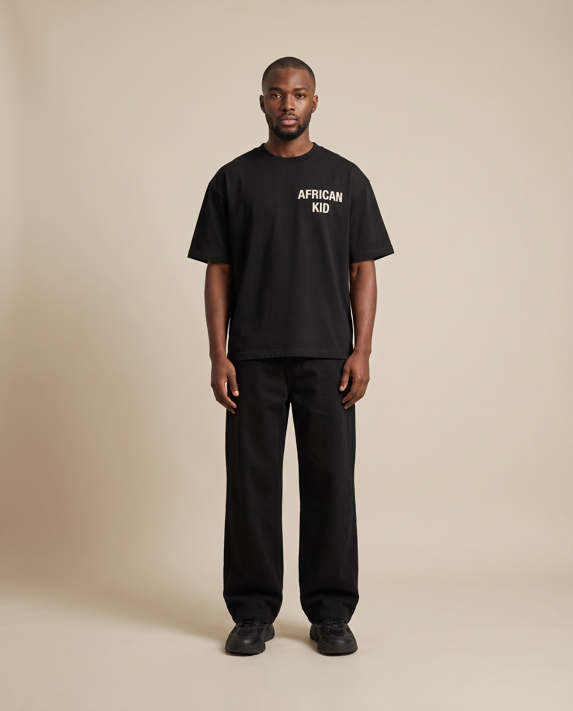 Essential Cotton Tee model - front 5