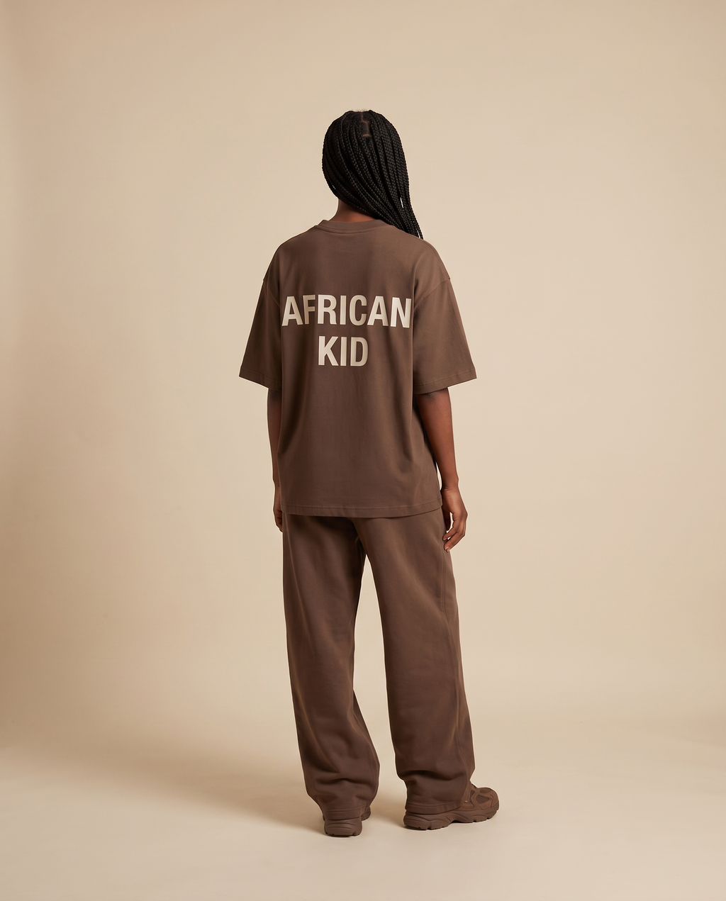 Essential Cotton Tee model - back 2
